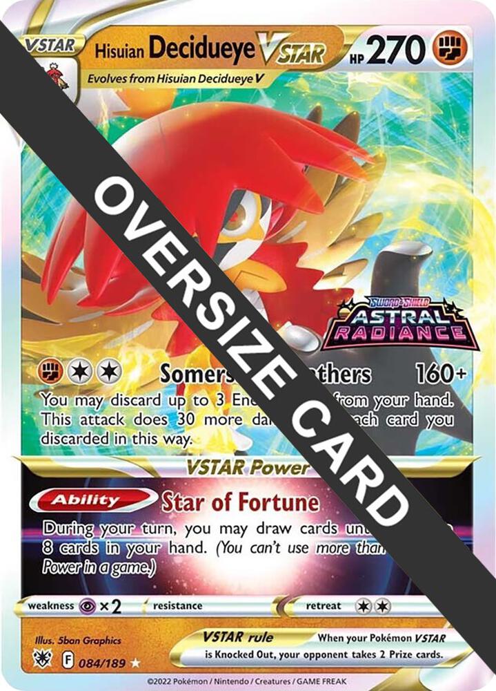Hisuian Decidueye VSTAR - 084/189 [Jumbo Cards] 084/189