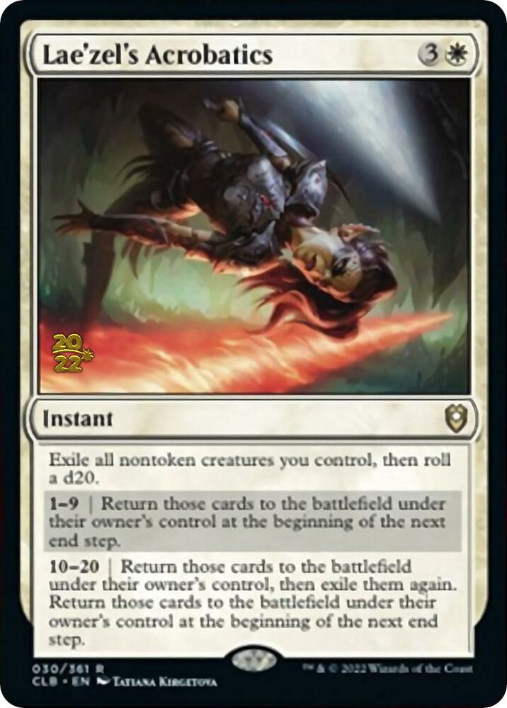 Lae'zel's Acrobatics [Prerelease Cards] 30