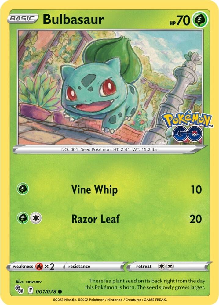 Bulbasaur [Pokemon GO] 001/078