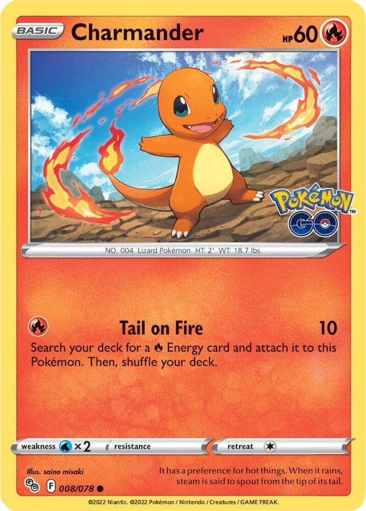 Charmander [Pokemon GO] 008/078