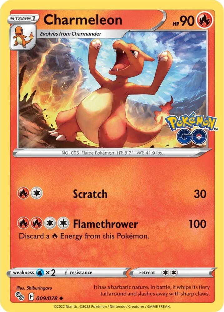 Charmeleon [Pokemon GO] 009/078