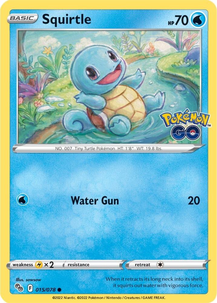 Squirtle [Pokemon GO] 015/078