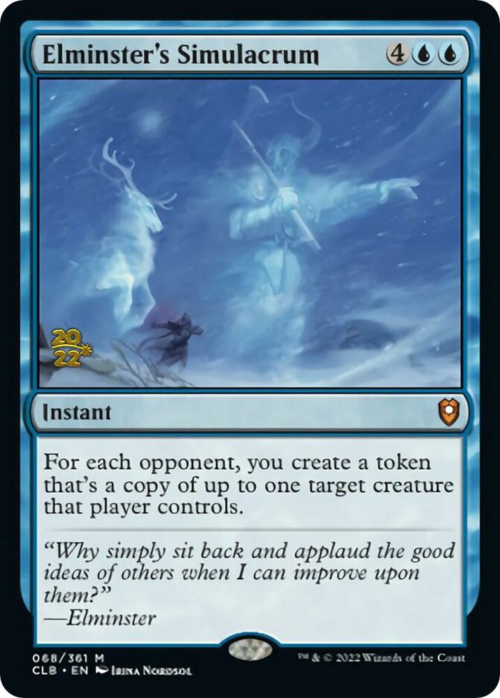 Elminster's Simulacrum [Prerelease Cards] 68