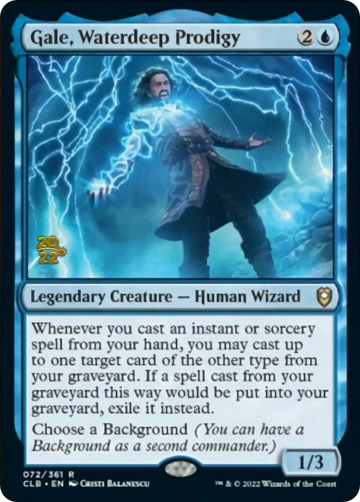 Gale, Waterdeep Prodigy [Prerelease Cards] 72