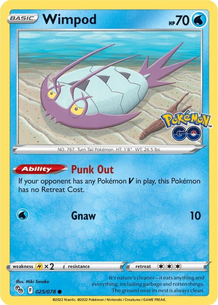 Wimpod [Pokemon GO] 025/078