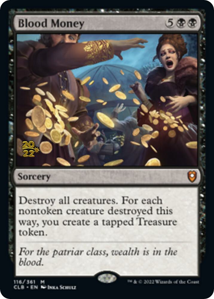 Blood Money [Prerelease Cards] 116