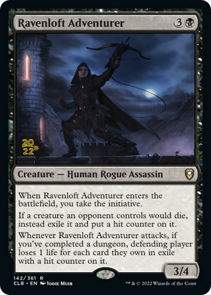 Ravenloft Adventurer [Prerelease Cards] 142