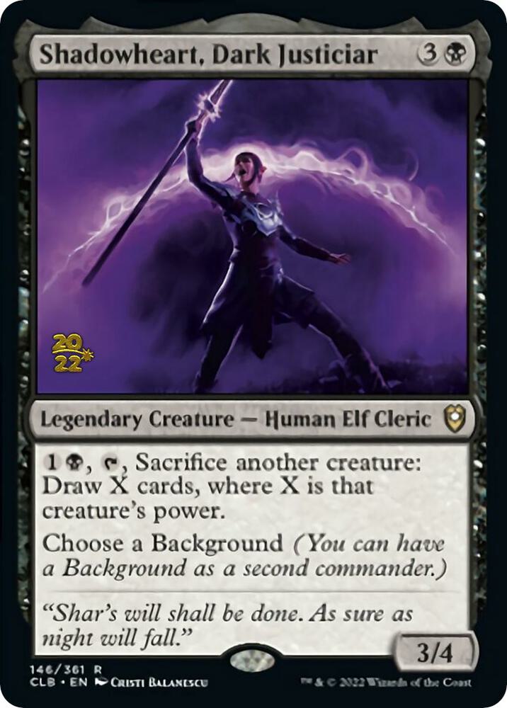 Shadowheart, Dark Justiciar [Prerelease Cards] 146