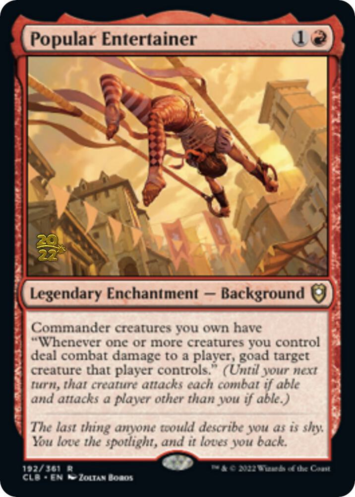 Popular Entertainer [Prerelease Cards] 192
