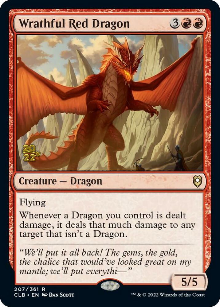 Wrathful Red Dragon [Prerelease Cards] 207