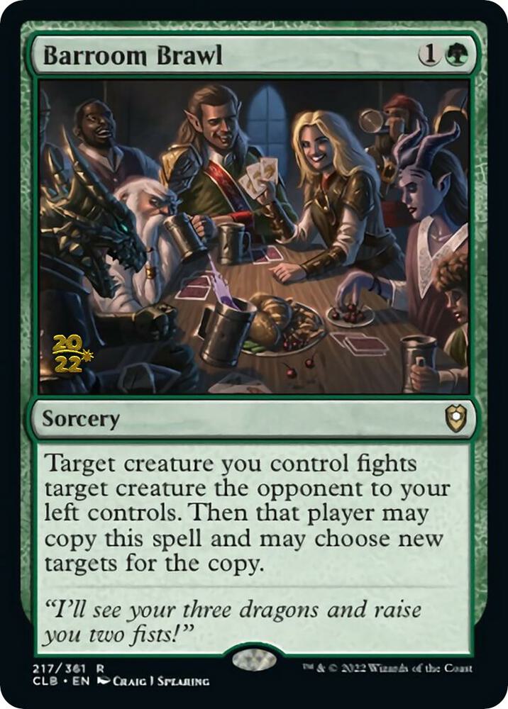Barroom Brawl [Prerelease Cards] 217