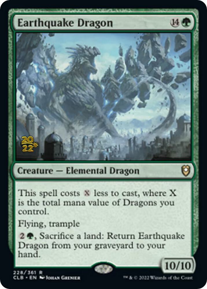 Earthquake Dragon [Prerelease Cards] 228
