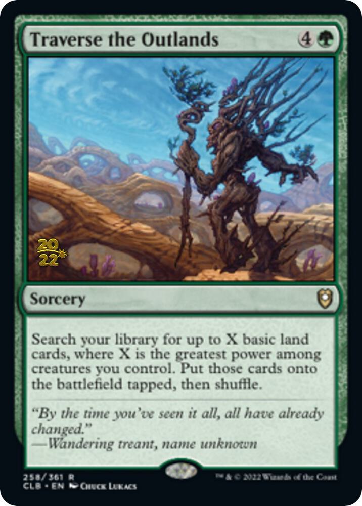 Traverse the Outlands [Prerelease Cards] 258