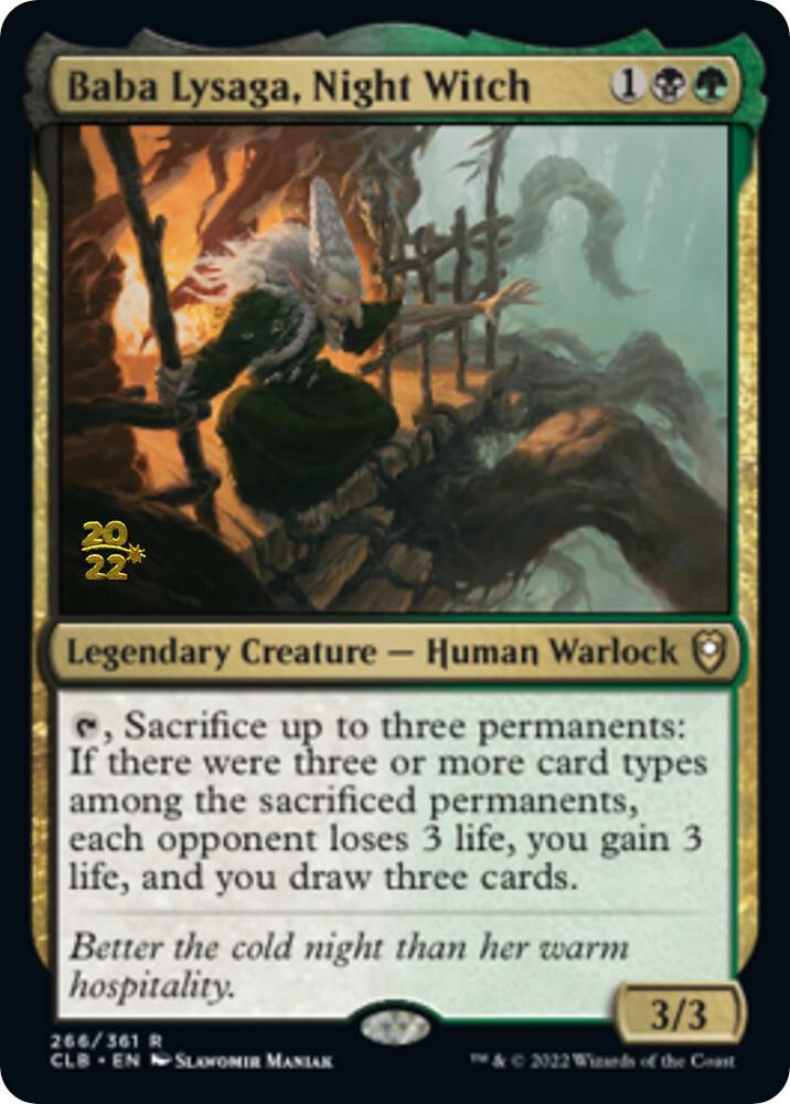 Baba Lysaga, Night Witch [Prerelease Cards] 266