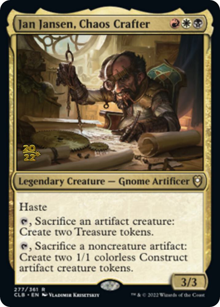 Jan Jansen, Chaos Crafter [Prerelease Cards] 277