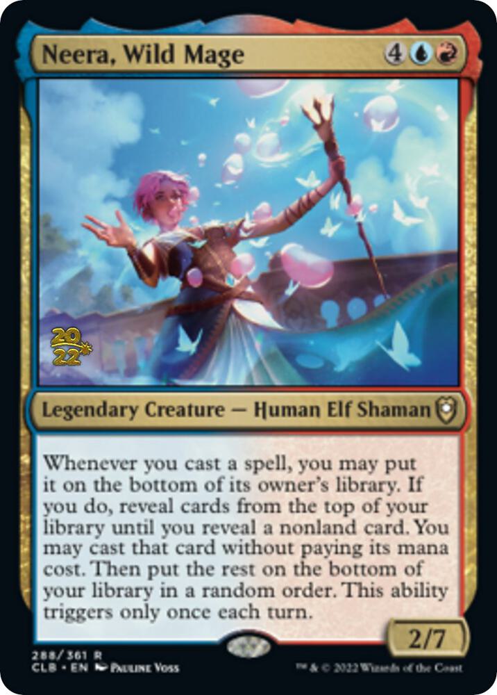 Neera, Wild Mage [Prerelease Cards] 288