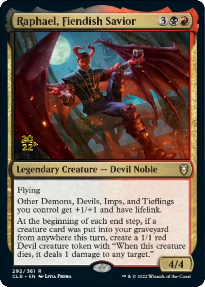 Raphael, Fiendish Savior [Prerelease Cards] 292