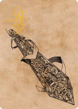 Stonespeaker Crystal Art Card (Gold-Stamped Signature) [Art Series: Commander Legends: Battle for Baldur's Gate] 81