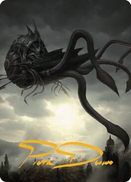 Nautiloid Ship Art Card (Gold-Stamped Signature) [Art Series: Commander Legends: Battle for Baldur's Gate] 80