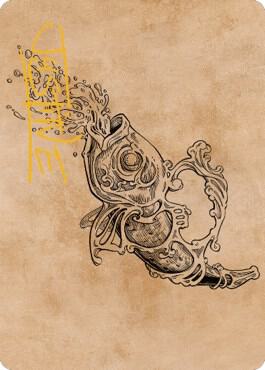 Decanter of Endless Water Art Card (Gold-Stamped Signature) [Art Series: Commander Legends: Battle for Baldur's Gate] 79