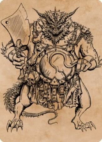 Thrakkus the Butcher Art Card [Art Series: Commander Legends: Battle for Baldur's Gate] 77