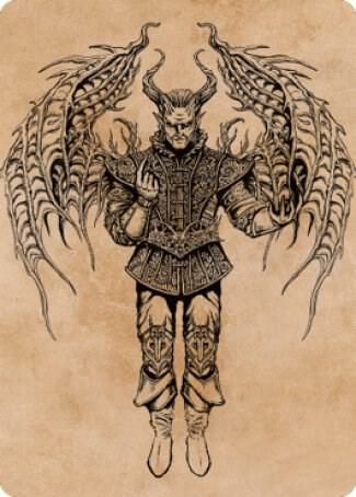 Raphael, Fiendish Savior Art Card (75/81) [Art Series: Commander Legends: Battle for Baldur's Gate] 75