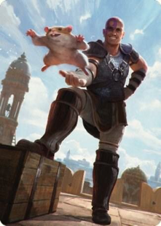 Minsc & Boo, Timeless Heroes Art Card (72/81) [Art Series: Commander Legends: Battle for Baldur's Gate] 72