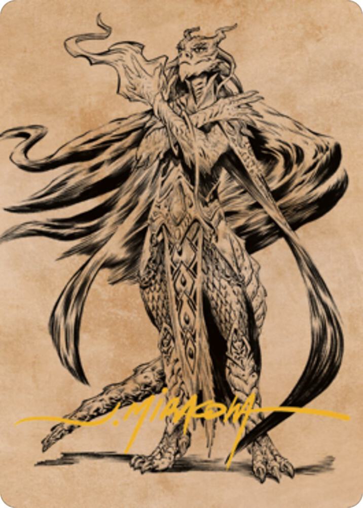 Lozhan, Dragons' Legacy Art Card (Gold-Stamped Signature) [Art Series: Commander Legends: Battle for Baldur's Gate] 69