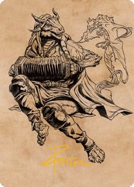 Korlessa, Scale Singer Art Card (Gold-Stamped Signature) [Art Series: Commander Legends: Battle for Baldur's Gate] 68