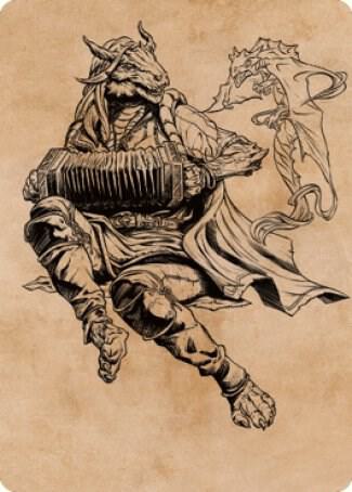 Korlessa, Scale Singer Art Card [Art Series: Commander Legends: Battle for Baldur's Gate] 68