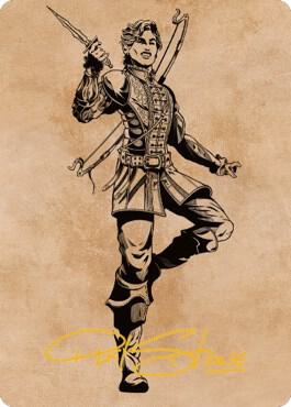 Astarion, the Decadent Art Card (Gold-Stamped Signature) [Art Series: Commander Legends: Battle for Baldur's Gate] 62