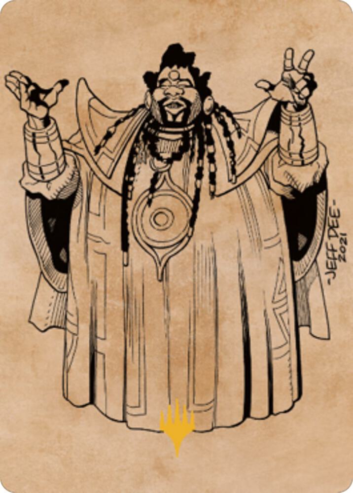 Alaundo the Seer Art Card (Gold-Stamped) [Art Series: Commander Legends: Battle for Baldur's Gate] 61