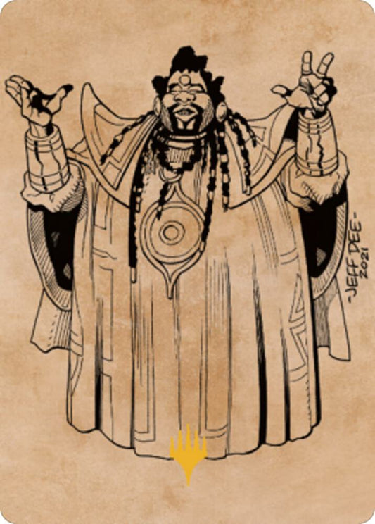 Alaundo the Seer Art Card (Gold-Stamped) [Art Series: Commander Legends: Battle for Baldur's Gate] 61