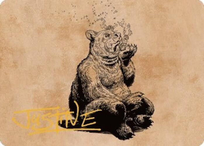 Wilson, Refined Grizzly Art Card (Gold-Stamped Signature) [Art Series: Commander Legends: Battle for Baldur's Gate] 60