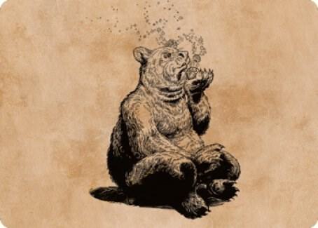 Wilson, Refined Grizzly Art Card [Art Series: Commander Legends: Battle for Baldur's Gate] 60