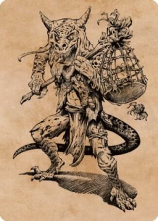 Taunting Kobold Art Card [Art Series: Commander Legends: Battle for Baldur's Gate] 57