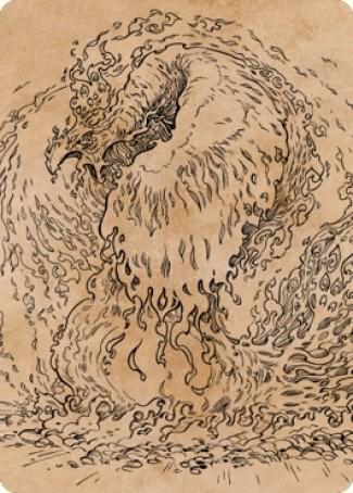 Nemesis Phoenix Art Card [Art Series: Commander Legends: Battle for Baldur's Gate] 56