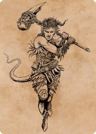 Karlach, Fury of Avernus Art Card (54/81) [Art Series: Commander Legends: Battle for Baldur's Gate] 54