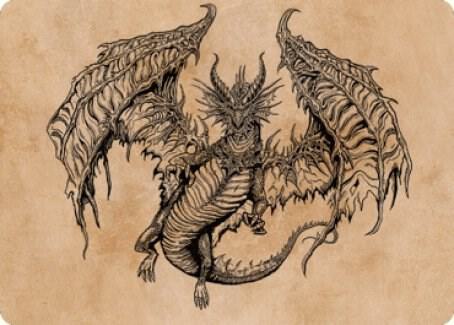 Ganax, Astral Hunter Art Card [Art Series: Commander Legends: Battle for Baldur's Gate] 53