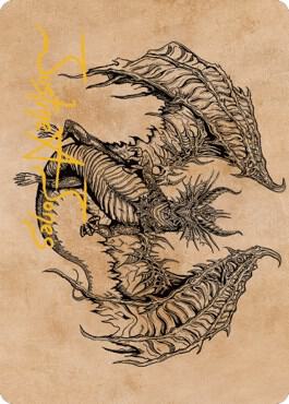 Ganax, Astral Hunter Art Card (Gold-Stamped Signature) [Art Series: Commander Legends: Battle for Baldur's Gate] 53