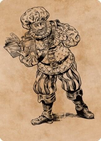 Volo, Itinerant Scholar Art Card [Art Series: Commander Legends: Battle for Baldur's Gate] 48