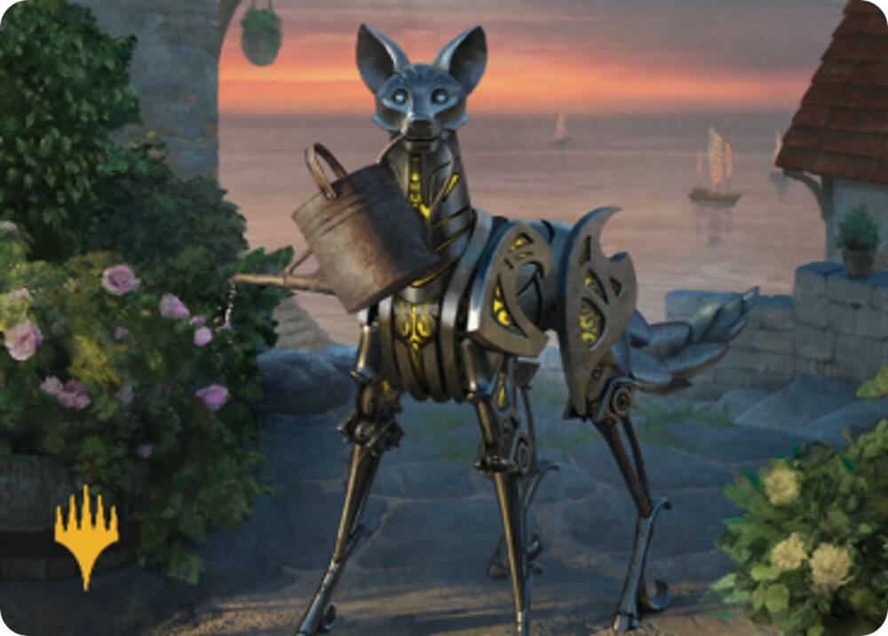 Clockwork Fox Art Card (Gold-Stamped) [Art Series: Commander Legends: Battle for Baldur's Gate] 43