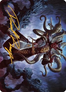 Zevlor, Elturel Exile Art Card (42/81) (Gold-Stamped Signature) [Art Series: Commander Legends: Battle for Baldur's Gate] 42