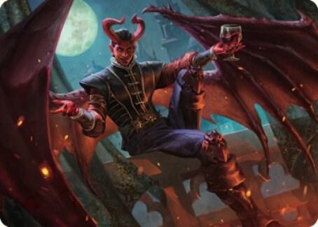 Raphael, Fiendish Savior Art Card (40/81) [Art Series: Commander Legends: Battle for Baldur's Gate] 40