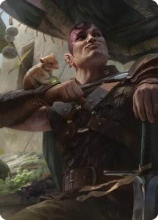 Minsc & Boo, Timeless Heroes Art Card (38/81) [Art Series: Commander Legends: Battle for Baldur's Gate] 38