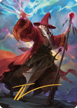 Elminster Art Card (36/81) (Gold-Stamped Signature) [Art Series: Commander Legends: Battle for Baldur's Gate] 36