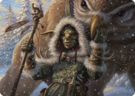 Owlbear Shepherd Art Card [Art Series: Commander Legends: Battle for Baldur's Gate] 35