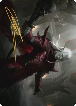 Baeloth Barrityl, Entertainer Art Card (Gold-Stamped Signature) [Art Series: Commander Legends: Battle for Baldur's Gate] 33