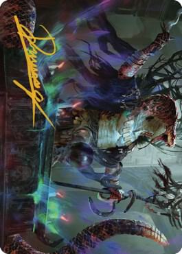Sivriss, Nightmare Speaker Art Card (32/81) (Gold-Stamped Signature) [Art Series: Commander Legends: Battle for Baldur's Gate] 32