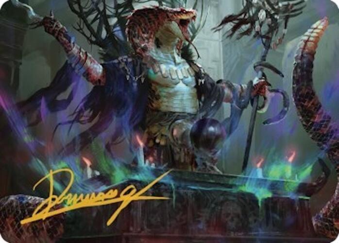 Sivriss, Nightmare Speaker Art Card (32/81) (Gold-Stamped Signature) [Art Series: Commander Legends: Battle for Baldur's Gate] 32